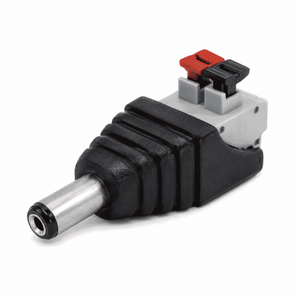 CONECTOR BORNERA MACHO A PRESION