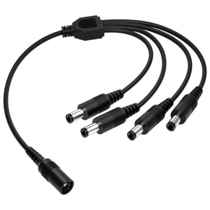 RAMAL PULPO DE SALIDA 1X4 DE CORRIENTE PARA CAMARAS